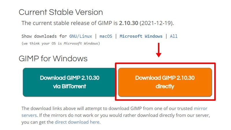 How To Install Gimp On Windows 11 PC2