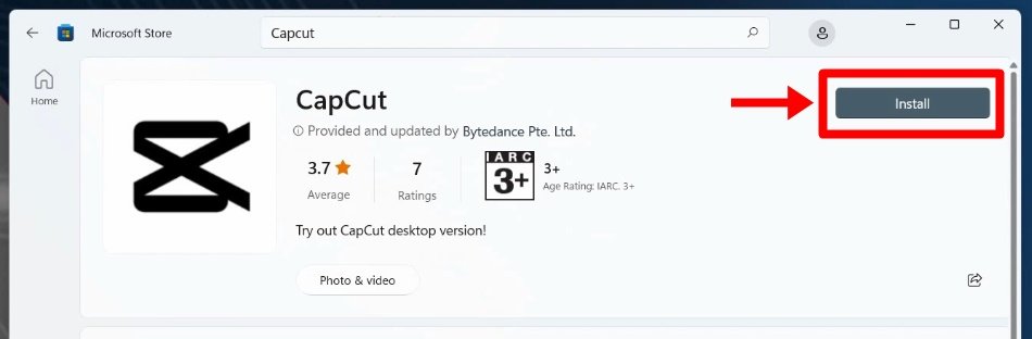 How to Download and Install CapCut on Windows2