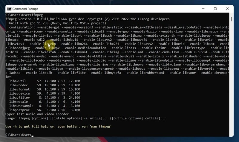 How To Download And Install Ffmpeg On Windows 11L