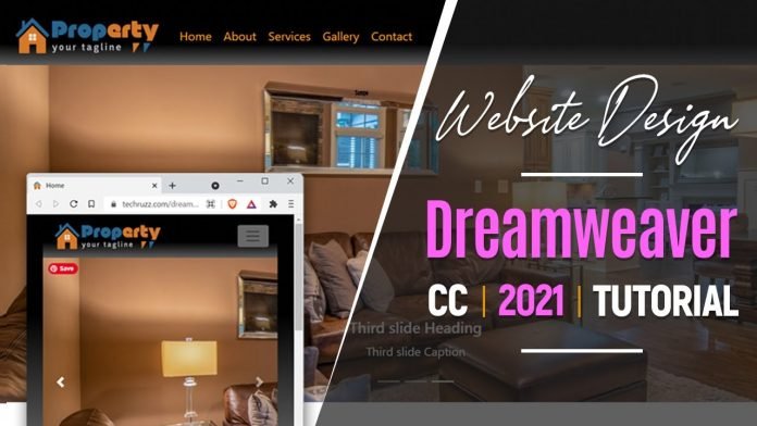 how to make a website design in dreamweaver cc 2021
