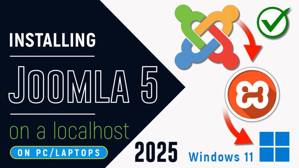 How to install Joomla 5 in XAMPP Localhost on Windows 11 2025